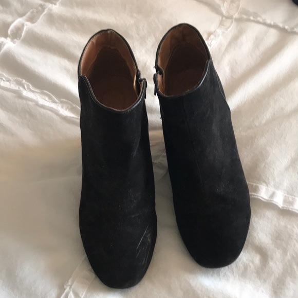 Qupid black wedge booties - Picture 2 of 4